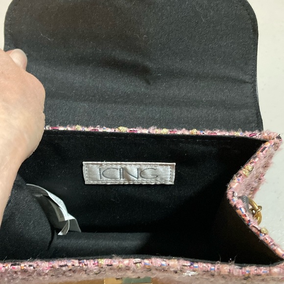 Icing Small Pink Tweed, Crossbody purse, - Picture 8 of 12